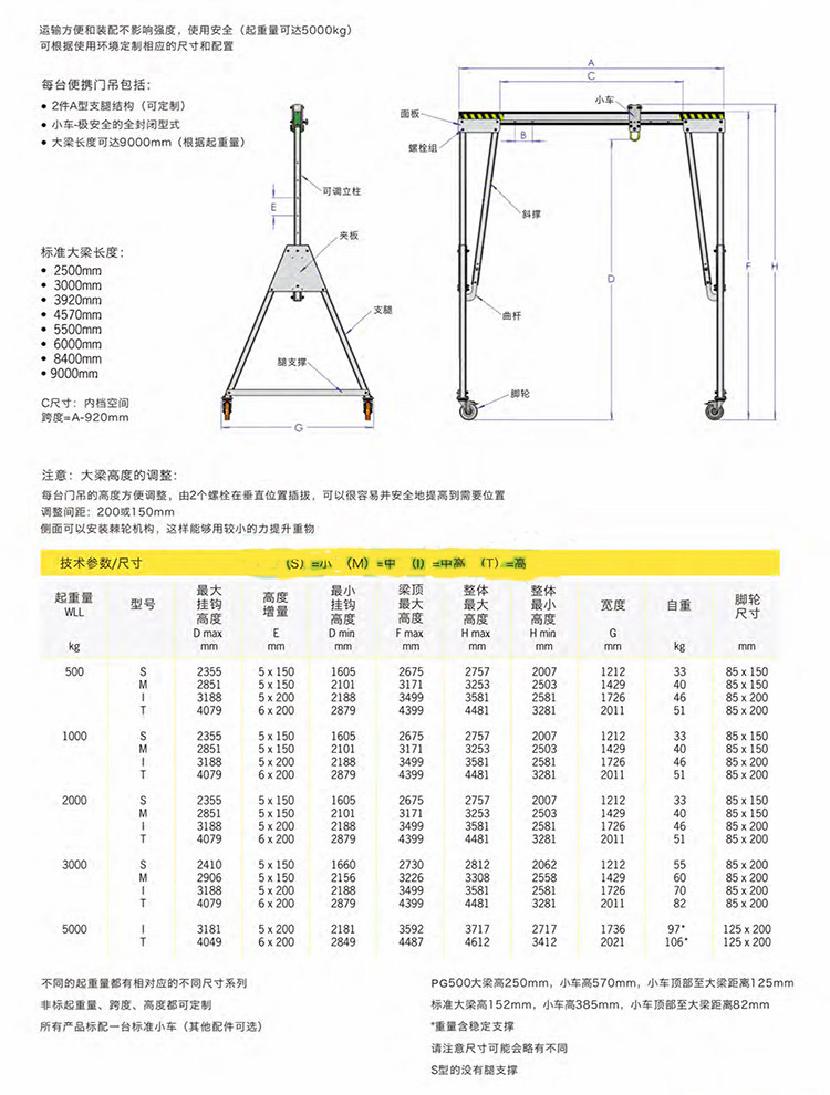 鋁合金龍門架